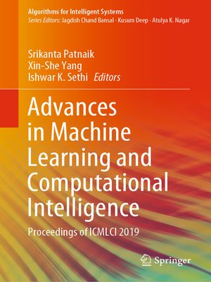 cover image of Advances in Machine Learning and Computational Intelligence
